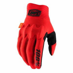 כפפות רכיבה 100% אדום - COGNITO 3DO GLOVES