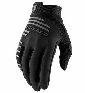 כפפות רכיבה 100% שחור - R-CORE GLOVES