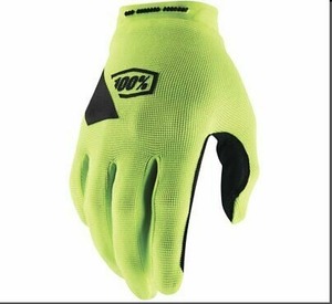 כפפות רכיבה 100% צהוב - RIDECAMP GLOVES