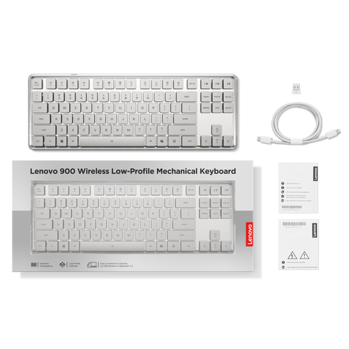 Lenovo 900 Wireless Mechanical Keyboard-Hebrew GY41V37464 לנובו