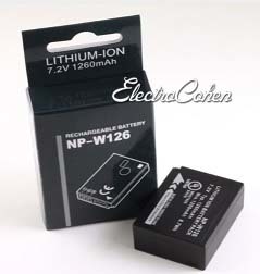 סוללה מקורית למצלמה FUJIFILM NP-W126