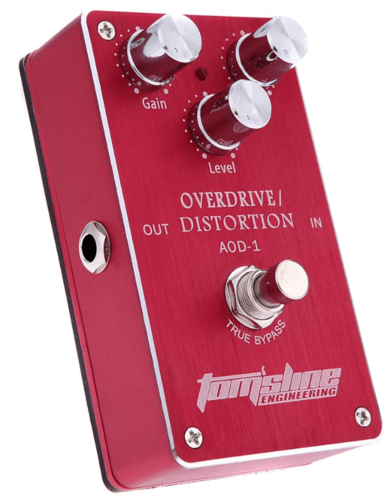 פדל דסטורשין / אובר דרייב קומפקטי לגיטרה - (Overdrive/Distortion (AOD-1 מבית Aroma