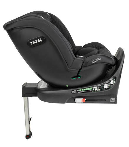 כיסא בטיחות מסתובב 360° משולב בוסטר I-Protec Plus שחור Sportline