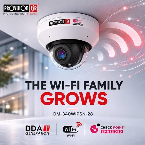 מצלמת כיפה WIFI 4MP דגם DM-340WIPSN-28 מבית ProVision