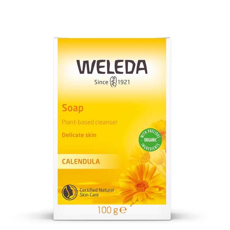 סבון קלנדולה מוצק (100 גרם) - WELEDA