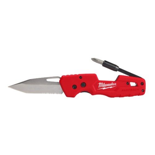 סכין מתקפלת Milwaukee FASTBACK 5in1 דגם 48-22-1540 עם להב Tanto ומחזיק ביטים