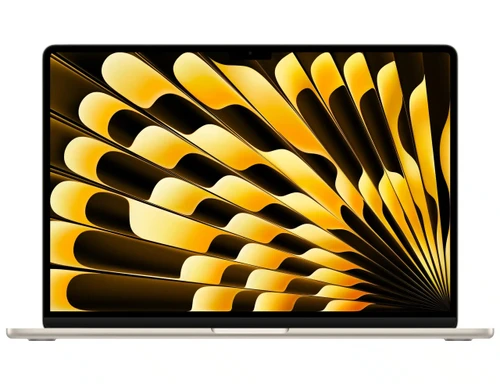 מחשב נייד Apple MacBook Air 15 / M5 10‑core CPU, 10‑core GPU / 16GB / 512GB / Starlight / MDVD4HB/A