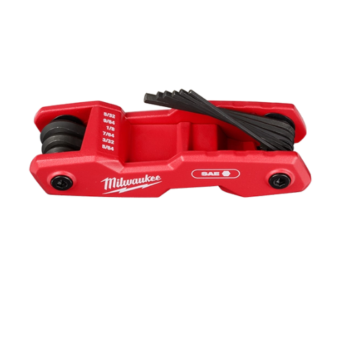 סט מפתחות אלן מתקפל מילווקי Milwaukee דגם 48-22-2181 אינצ׳י SAE עם 9 מידות