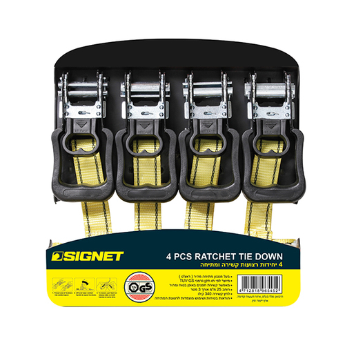 סט רצועות מתיחה 4 יח SIGNET