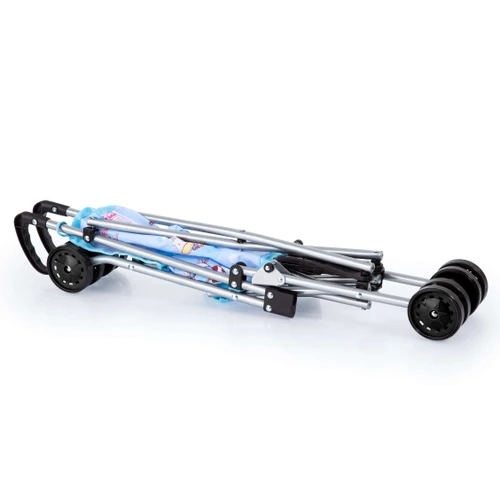 טיולון מתקפל לבובות מבית Bayer – דגם Buggy (תכלת בעיצוב פרות מתוקות)