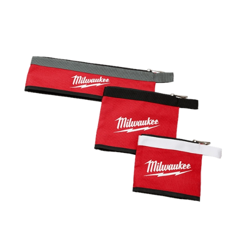 סט 3 נרתיקי רוכסן Milwaukee דגם 48-22-8183 בגדלים 6, 8 ו-14 אינץ 