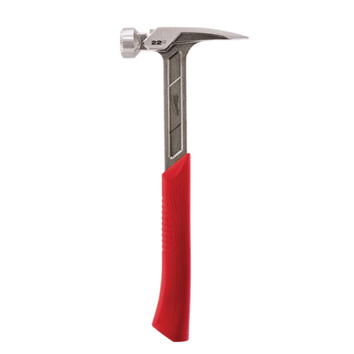 פטיש מסגור מילווקי Milwaukee דגם 48-22-9022 במשקל ראש 22oz כ-624 גרם עם ראש מחורץ
