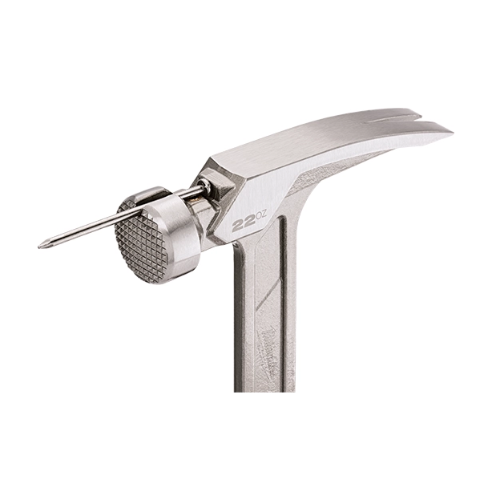 פטיש מסגור מילווקי Milwaukee דגם 48-22-9022 במשקל ראש 22oz כ-624 גרם עם ראש מחורץ