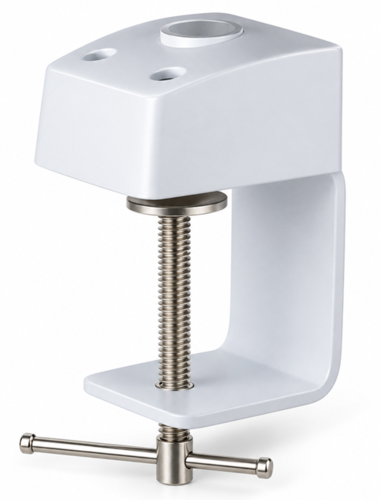 מתקן שולחני מתכתי ללופה עם מהדק C דגם ST-159 – לבן
