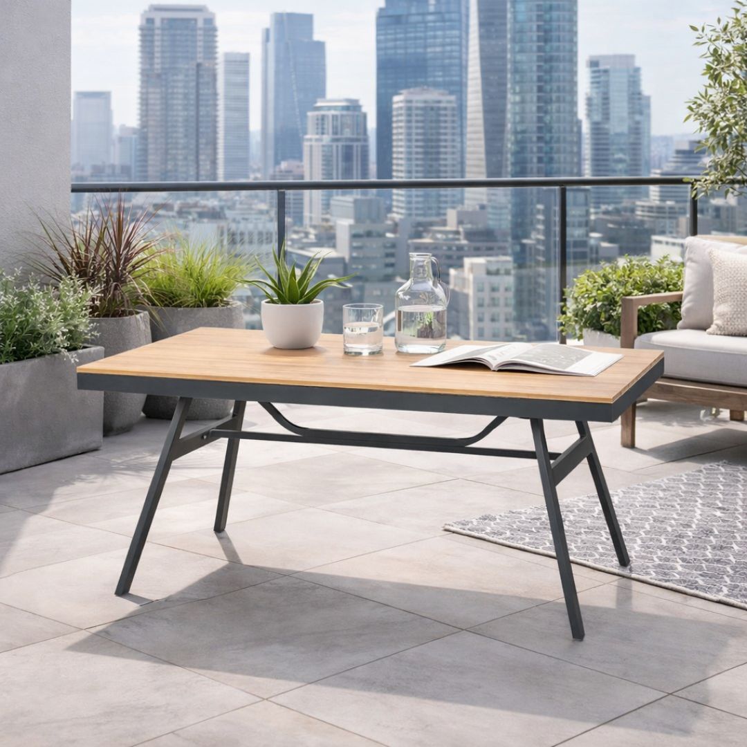 שולחן בוגוטה תלת גבוה שחור 140X80 ג.66