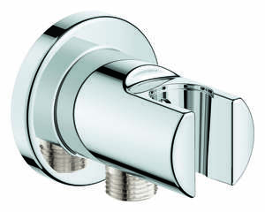 נקודת מים עגולה עם מתלה דגם TEMPESTA כרום ניקל GROHE - גרואה 28628001 גרואה GROHE N