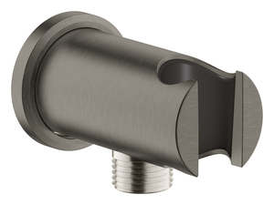 נקודת מים עגולה עם מתלה דגם RAINSHOWER גרפיט מוברש GROHE - גרואה 26658AL0 גרואה GROHE N