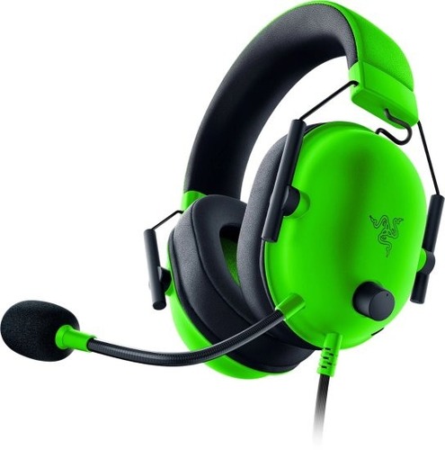 אוזניות גיימינג צבע ירוק Razer BlackShark V2 X