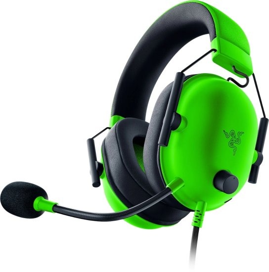 אוזניות גיימינג צבע ירוק Razer BlackShark V2 X