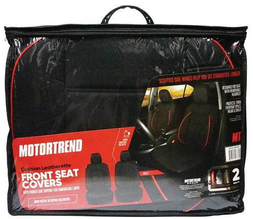MOTORTREND FRONT SEAT COVERS, 2-PACK