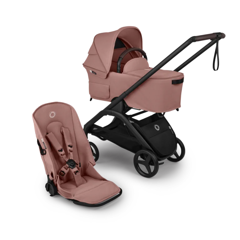 עגלת תינוק דרגונפליי פלוס + Bugaboo Dragonfly Plus - ורוד דאסטי קומפלט