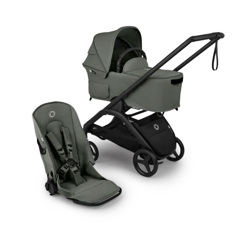 עגלת תינוק דרגונפליי פלוס + Bugaboo Dragonfly Plus - ירוק יער קומפלט
