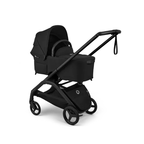 עגלת תינוק דרגונפליי פלוס + Bugaboo Dragonfly Plus - שלד שחור | בד שחור | גגון שחור מידנייט