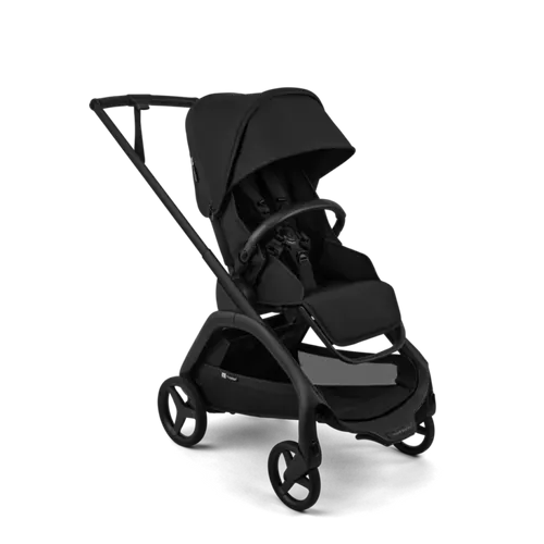 עגלת תינוק דרגונפליי פלוס + Bugaboo Dragonfly Plus - שלד שחור | בד שחור | גגון שחור מידנייט