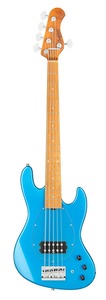 גיטרה בס 5 מיתרים בצבע כחול Sadowsky 21 Fret M Vintage Bass 5 BL MHP
