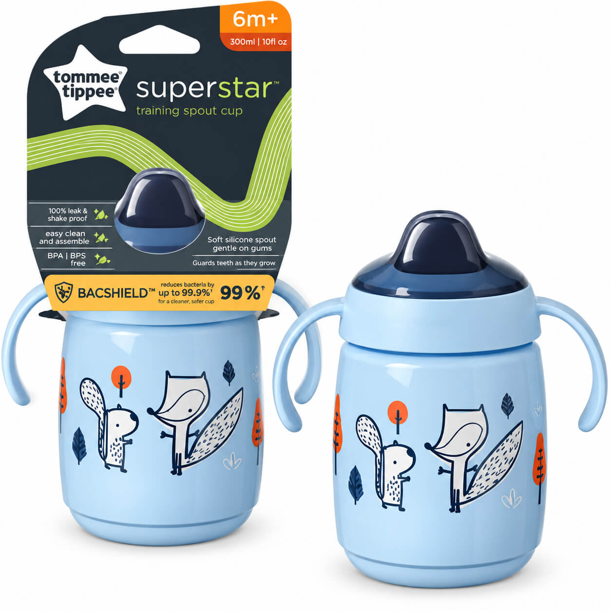 כוס אימון לשתייה Superstar כחול Tommee Tippee