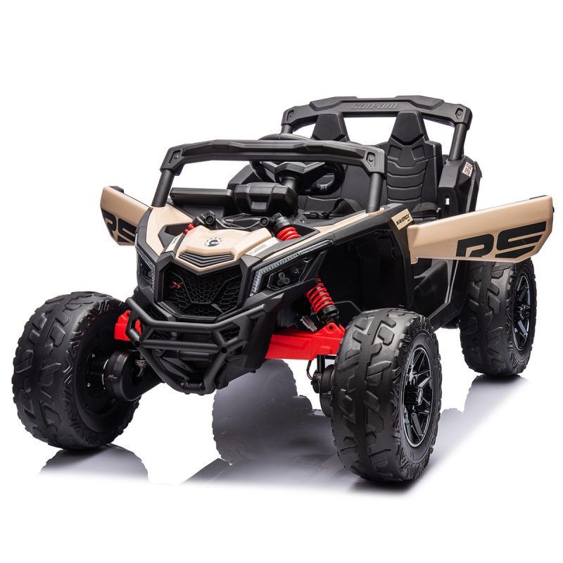 רכב שטח ממונע לילדים קאן אם מאבריק Can-Am Maverick X3 24V - צבע דזרט