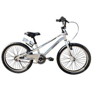 אופניים לילדים קונקט פרימיום Connect Premium שלדת אלומיניום, גלגלי "16 וגלגלי עזר לגילאי 4-5 - כסוף