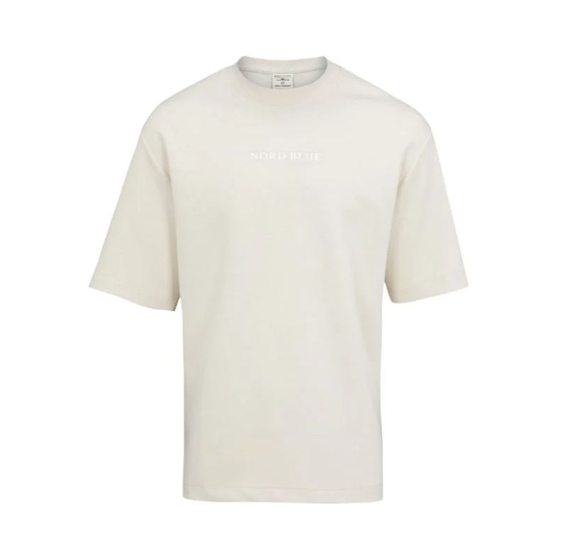 טי-שירט Printed Oversized Lenny - שמנת