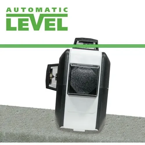 פלס לייזר ירוק LASERLINER Super Plane Laser 3G Pro עם מערכת איזון אוטומטי ליישור מדויק