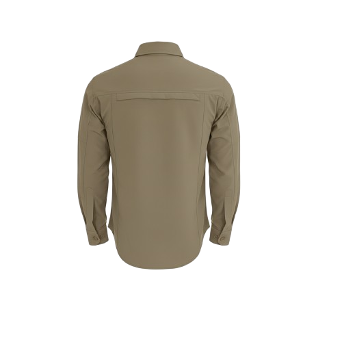 חולצת טיולים מכופתרת לגברים GN Outback חאקי – GoNature
