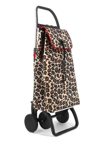 עגלת קניות 4 גלגלים מתקפלת Rolser I-Max Wild – מנומר