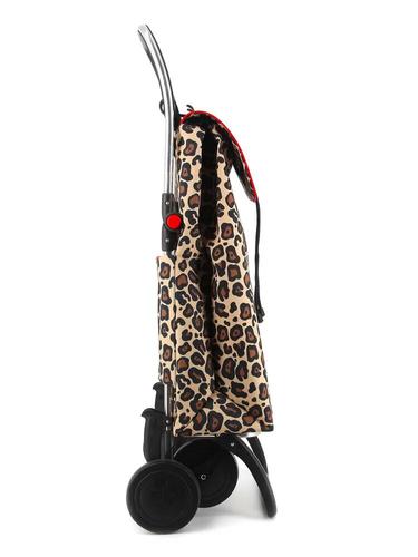 עגלת קניות 4 גלגלים מתקפלת Rolser I-Max Wild – מנומר