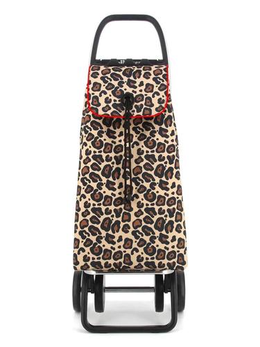 עגלת קניות 4 גלגלים מתקפלת Rolser I-Max Wild – מנומר