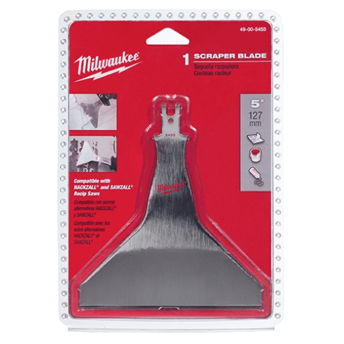 להב שפכטל / מגרדת מילווקי Milwaukee דגם 49-00-5455 ברוחב 5 אינץ׳ כ-12.7 ס״מ למסור חרב