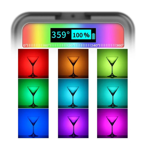 פנס מגנטי LED מגנטי נייד למצלמה ולנייד Ulanzi VL49 RGB 6W