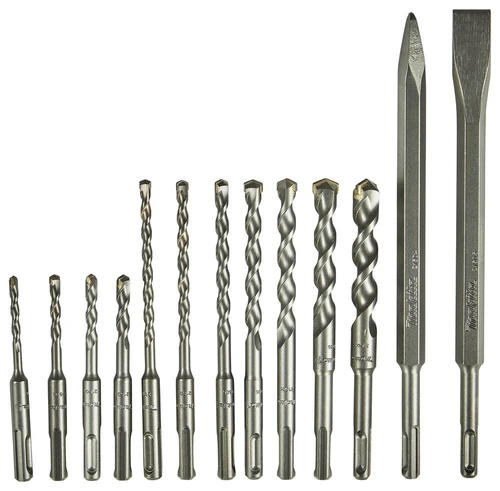 סט 13 מקדחים SDS-Plus לפטישון במזוודה Makita