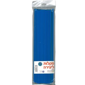 36 מקלות ליצירה כחול