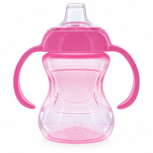 כוס מיני עם ידיות אחיזה ורוד Nuby