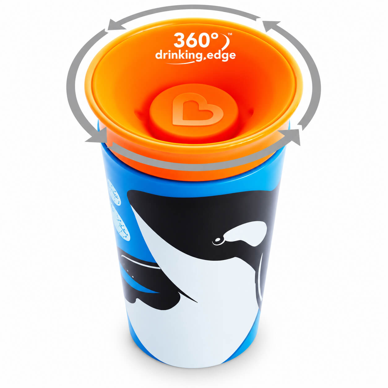 כוס הפלא 360° עם ציורי חיות Munchkin