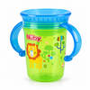 כוס הפלא עם מכסה וידיות ירוק NUBY