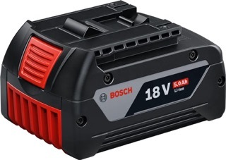 סט כלים BOSCH-פטישון GBH 18V-22+מברגת אימפקט GDR 18V-215+משחזת GWS 18V-8+מטען GAL 18V-40 ו-2 סוללות 5.0Ah