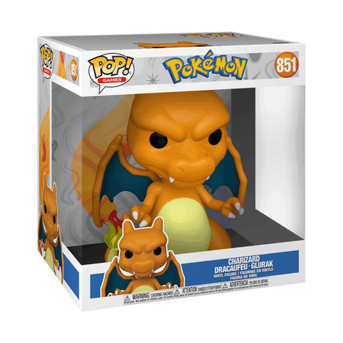 פופ פוקימון - צ'אריזרד ג'מבו ענק 25 ס''מ - POP POKEMON JUMBO Charizard 851