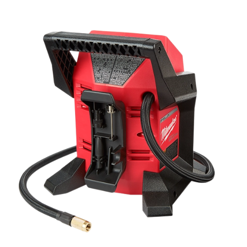 קומפרסור נטען קומפקטי מילווקי Milwaukee M12 דגם 2475-20 לניפוח צמיגים עד 120 PSI גוף בלבד