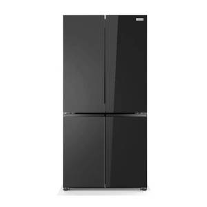 מקרר 4 דלתות קו אפס 617 ליטר Frigidaire FQF675GBG Inverter זכוכית שחורה