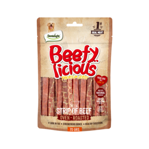 Beefy licious רצועות בקר 70 גרם